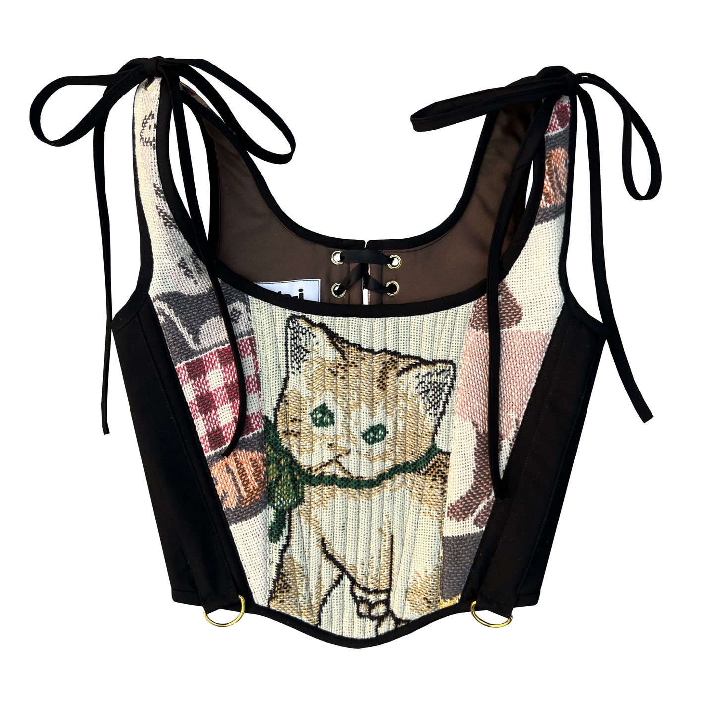 SOFT CAT CORSET/ GINGER CAT (S/M)