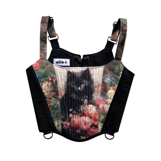 CAT CORSET/ BLACK CAT CUSTOM