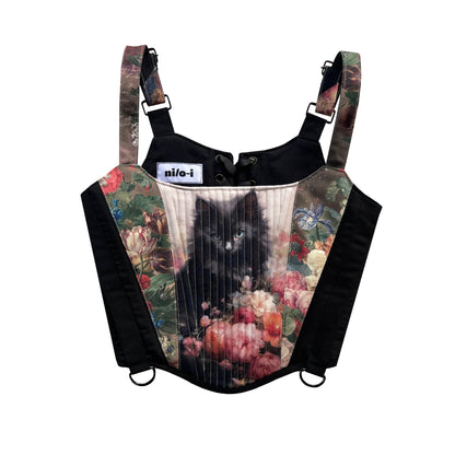 CAT CORSET/ BLACK CAT