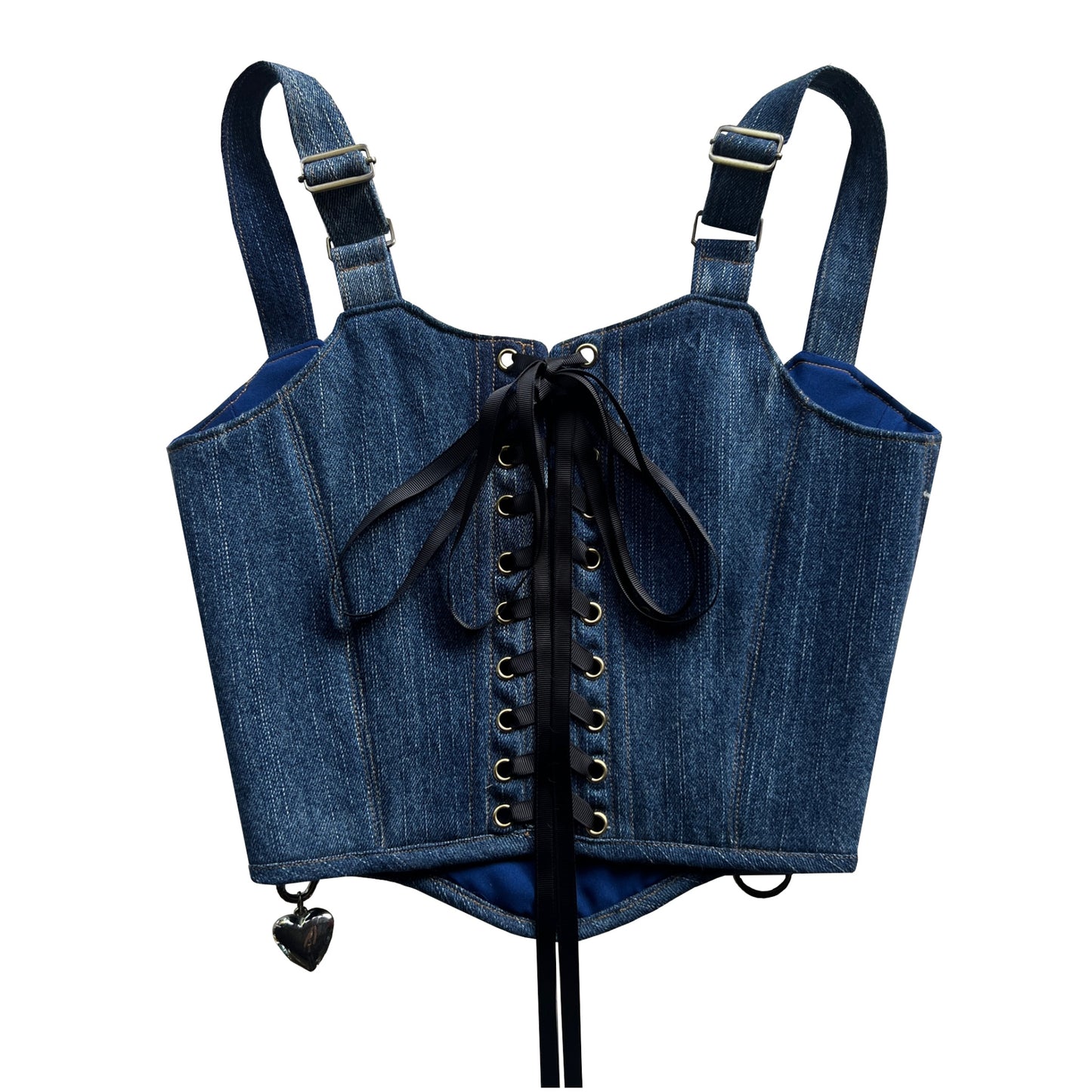 DENIM CORSET/ 8