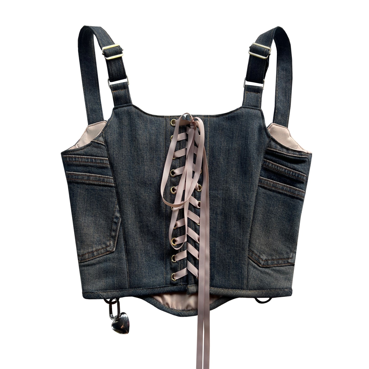 DENIM CORSET/ 10