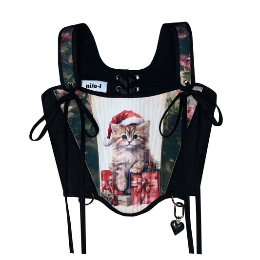 CHRISTMAS CAT CORSET/ GAIA