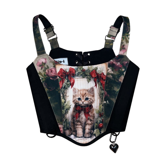 CHRISTMAS CAT CORSET/ ESTI