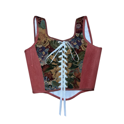 FLOWER TAPESTRY CORSET/ GAIA