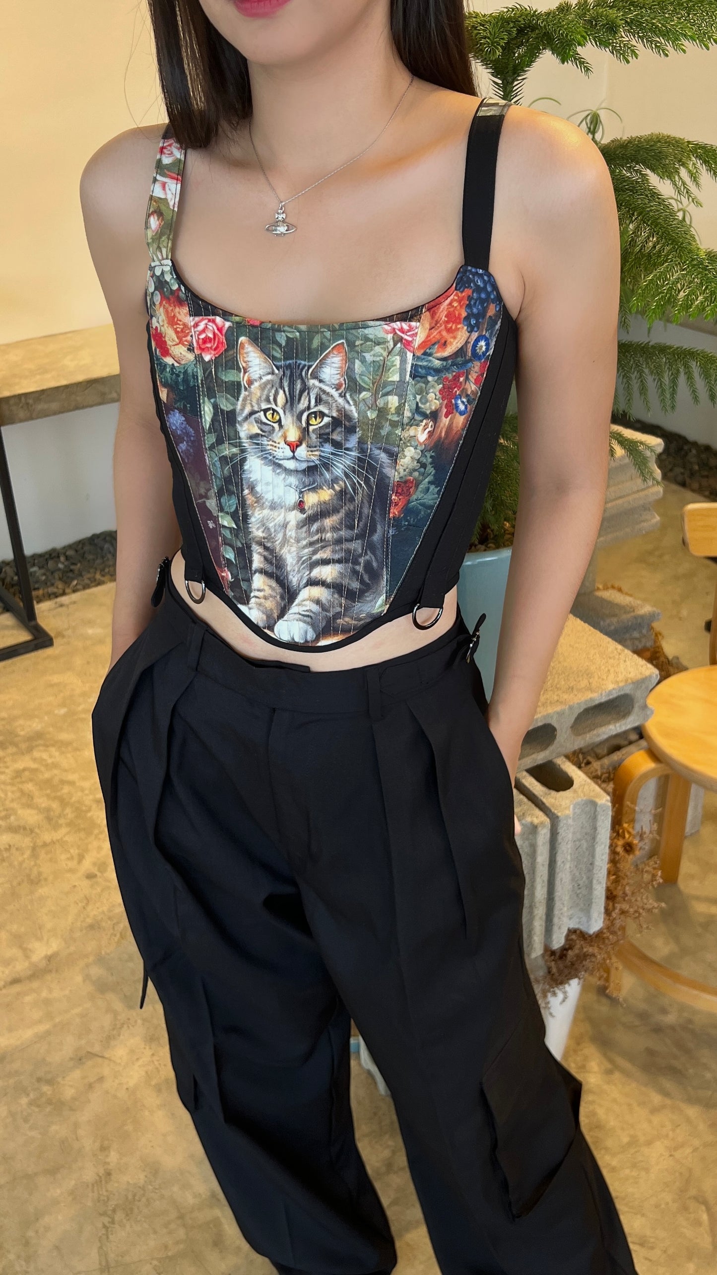 CAT CORSET/ 2 (S/M)